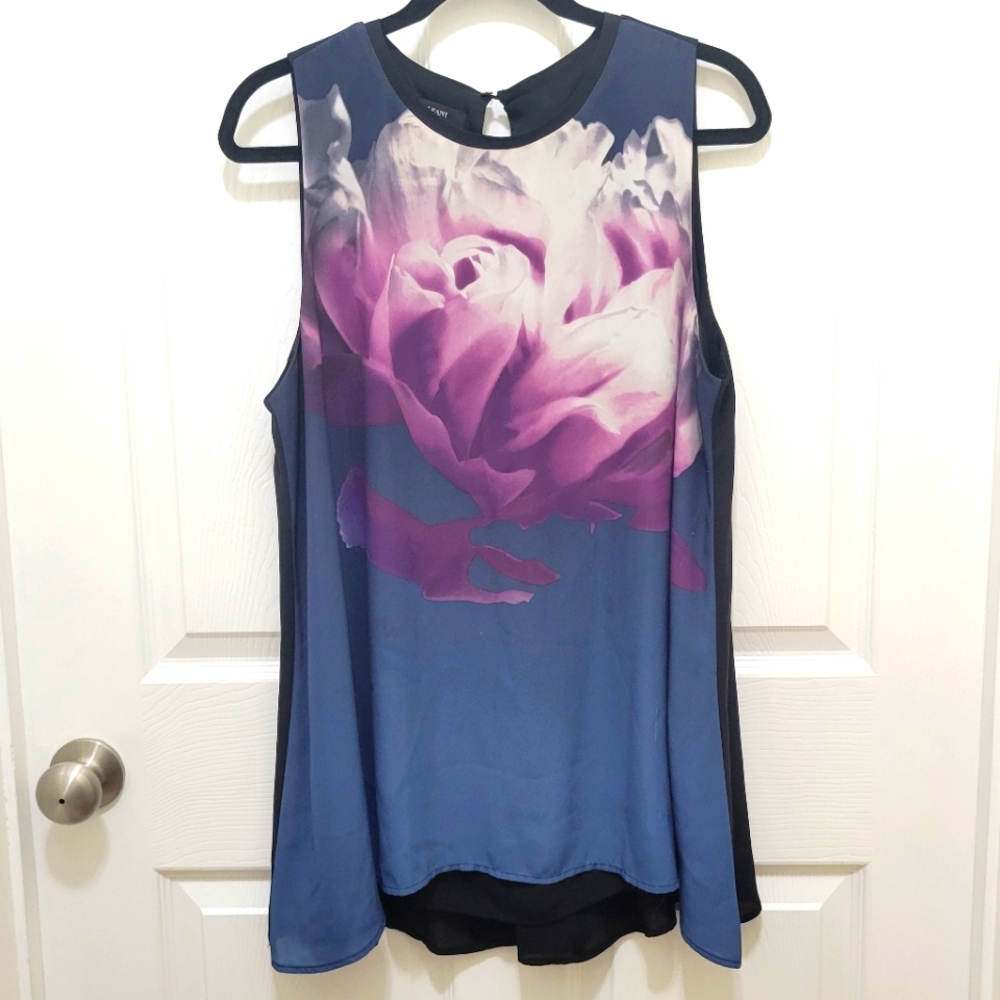 Alfani Rose Layered Sleeveless Blouse